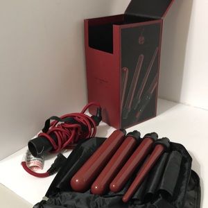 Four in one curling set black cherry thermolon Euc